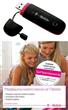 T-Mobile - USB modem ZTE MF 190 + TWIST LITE 3 měsíce